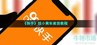 快手达人挂小黄车卖货_快手开通小黄车条件_快手小黄车怎么挂货